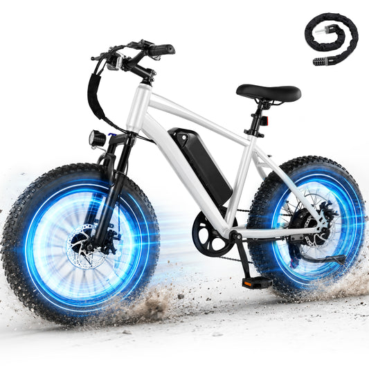 Hopepeak EB50 Fat Tire Electric Bike for Adults