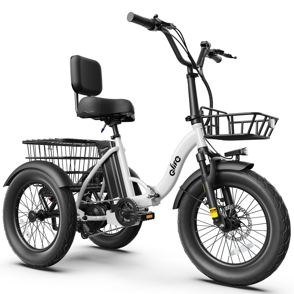 Hopepeak EB58Plus Triker 2.0 Folding 3 Wheel Electric Tricycle for Adults
