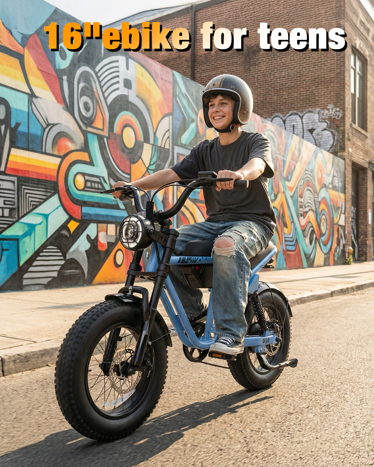 AA HP56 Actbest Electric Bike for Adults, 16"x 4.0" Fat Tire Ebike, 750W (Peak 1500W) 48V 10.4Ah 25MPH Full Suspension, E-Mountain Bicycle