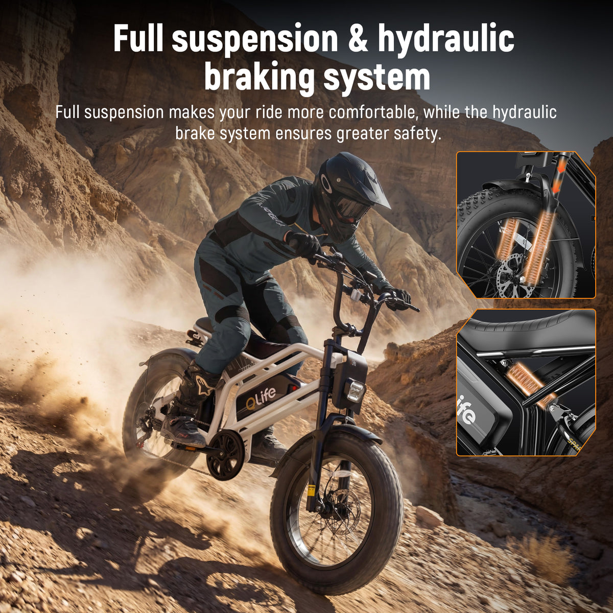 EB42 Qlife Spark Plus Electric Dirt Bike for Adults