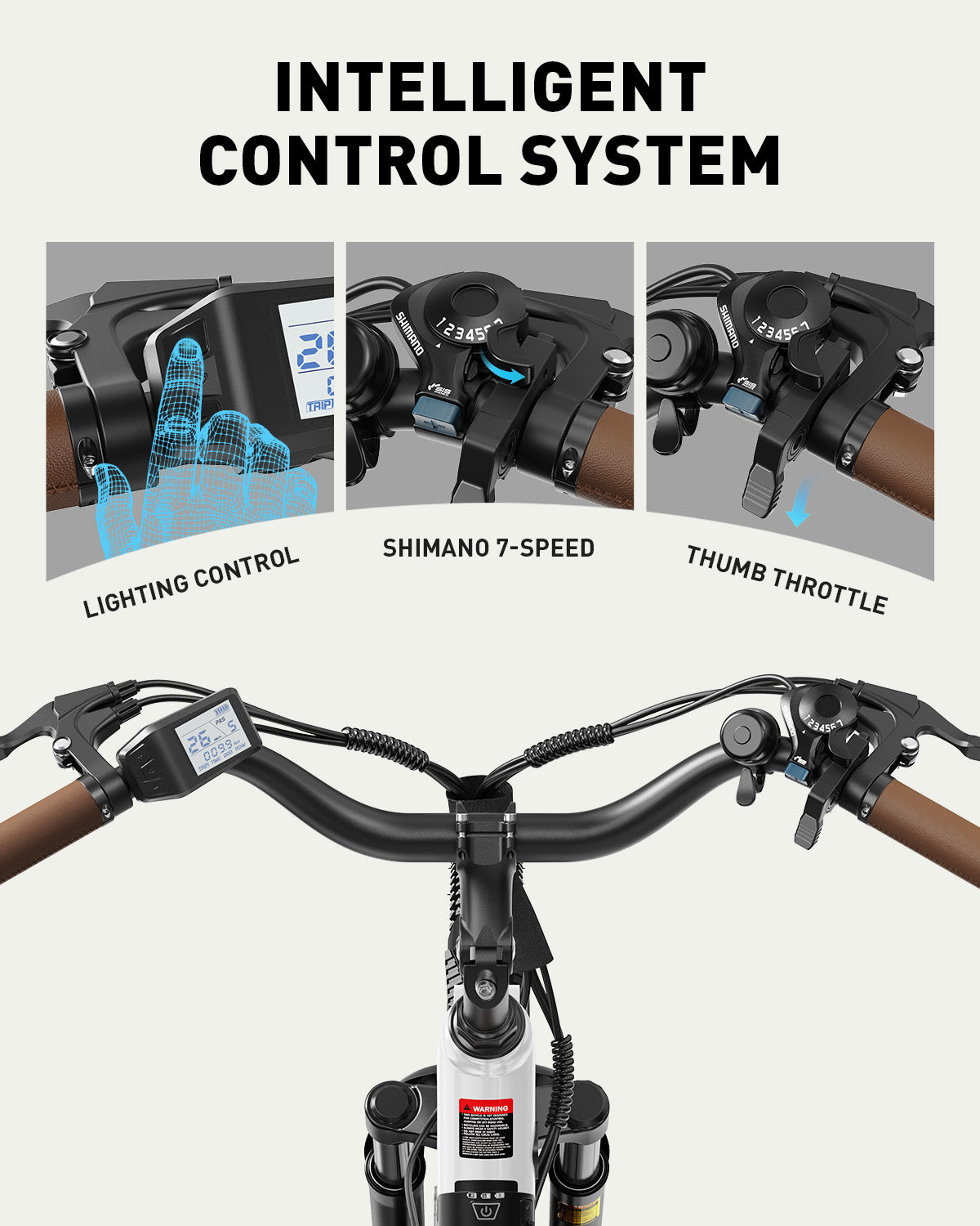AA AT4627 ACTBEST Electric Bike for Adults/Woman, Cores 27.5" Electric Bike Up to 70 Miles Long Range, with 500W Motor, 48V 12Ah Removable Battery, 7-Speed Mountain E Bike