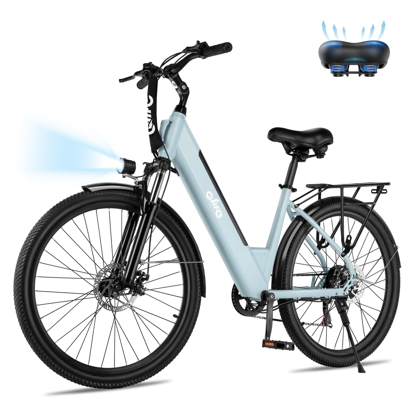 EB16Plus 26" Electric Bike for Adults Peak Over 750W Step-Through Ebik