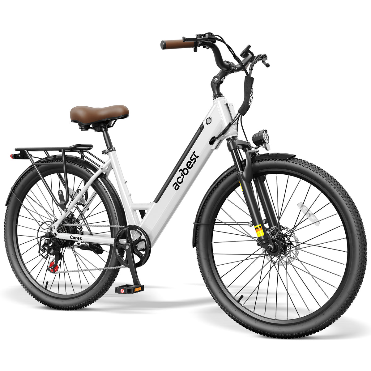 AA AT4627 ACTBEST Electric Bike for Adults/Woman, Cores 27.5" Electric Bike Up to 70 Miles Long Range, with 500W Motor, 48V 12Ah Removable Battery, 7-Speed Mountain E Bike