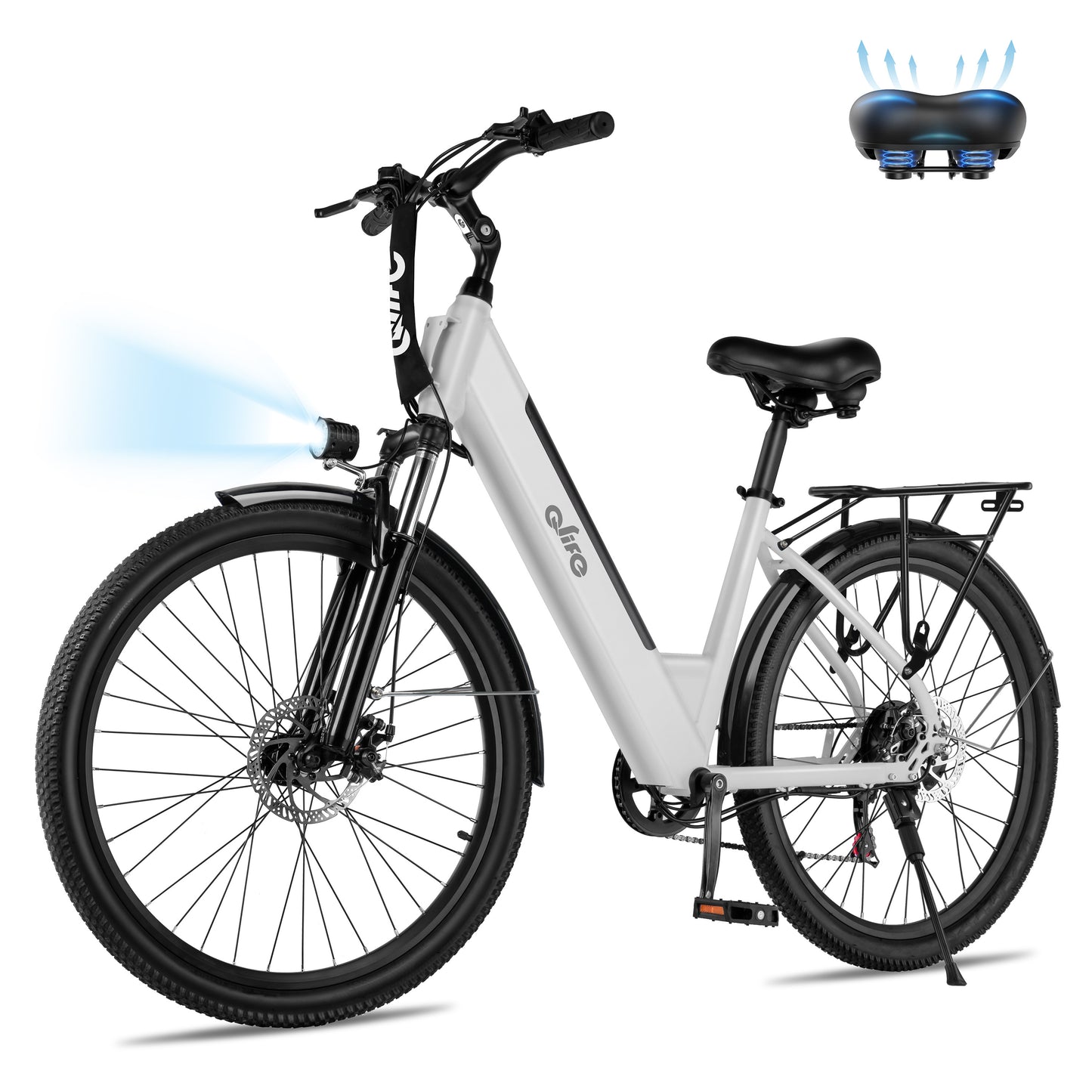 EB16Plus 26" Electric Bike for Adults Peak Over 750W Step-Through Ebik