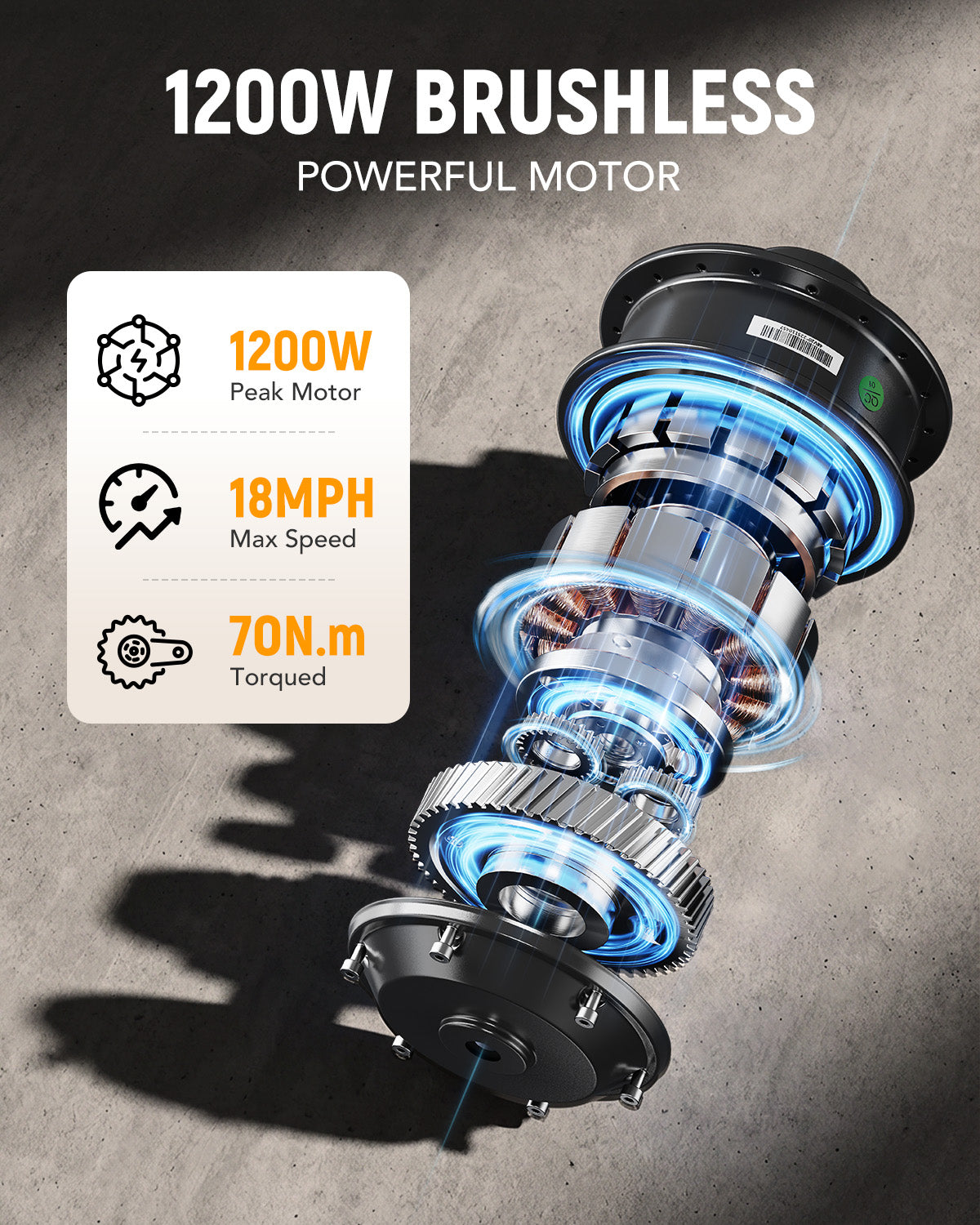 HP57 Hopepeak T10 Plus Electric Tricycle for Adults, Folding 3 Wheels Electric Bike with 350W Hub Motor, 18MPH Max Speed 48V 10.4Ah Removable Battery Foldable Etrike
